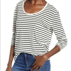 BP. Striped Long Sleeve Tee